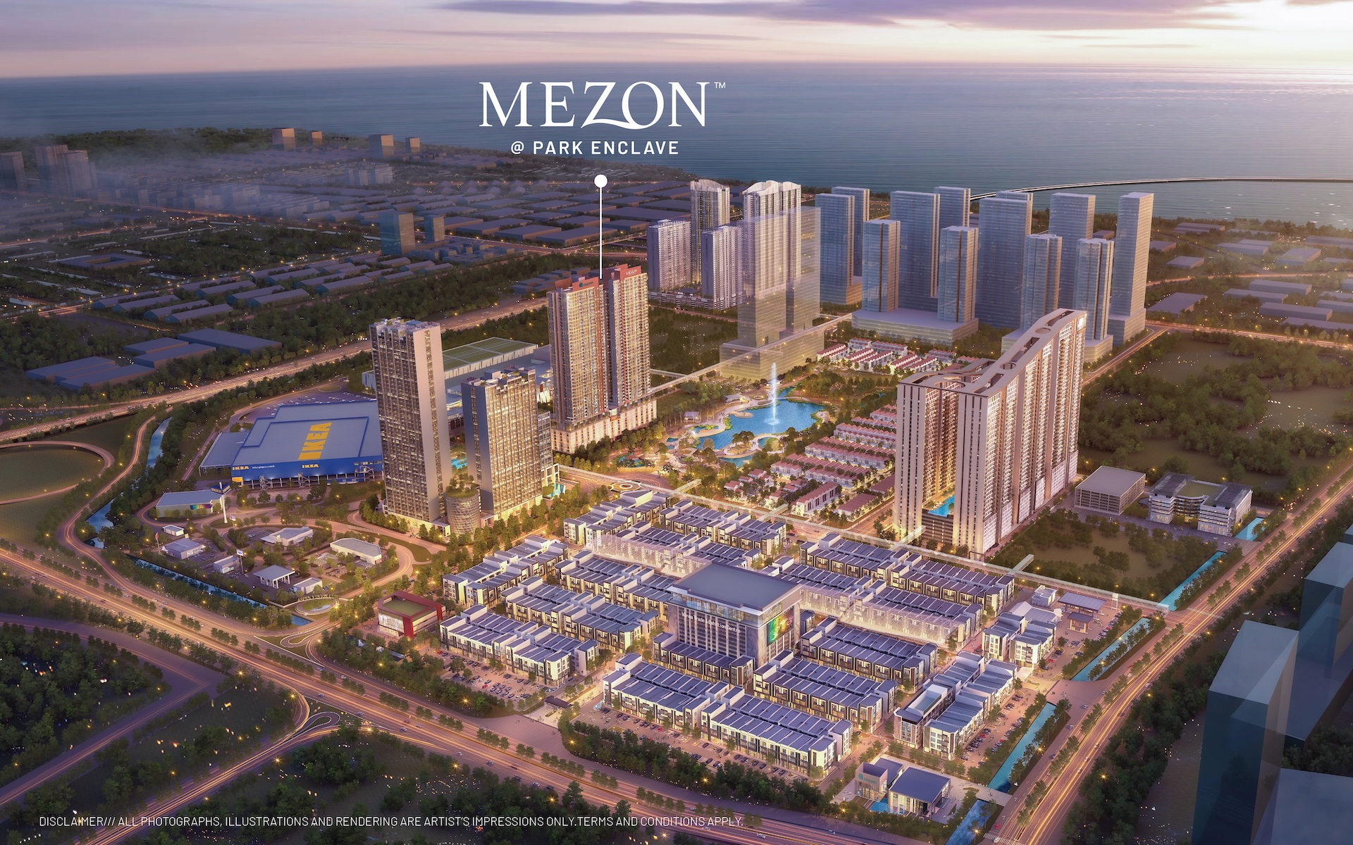 Mezon @ Park Enclave — Aerial View
